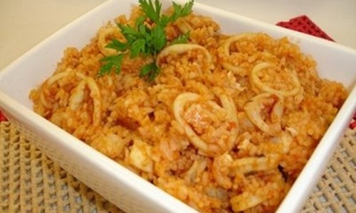 ARROZ COM FRUTOS DO MAR