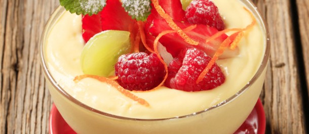 Mousse de frutos tropicais