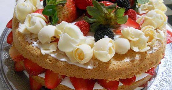 Naked Cake De Morango Receitas Comidas