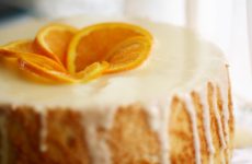 Orange Angel Food Cake