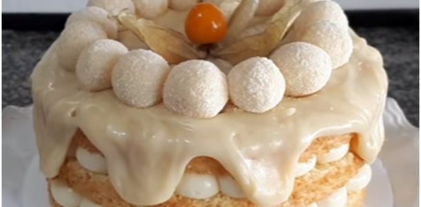 NAKED CAKE DE NINHO COM ABACAXI APRENDA PASSO A PASSOVEJA AQUI Receitas Comidas