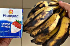 Tem banana velha em casa Não jogue fora! Fiquei passada quando misturei